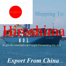 Transporte marítimo de mercancías desde China a Shimizu, Japón